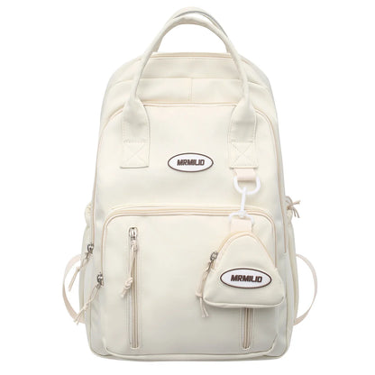 Laptop Pink Female Coin Purse Waterproof Student BookBag Lady Kawaii Fashion Girl Nylon College Backpack Women Travel School Bag