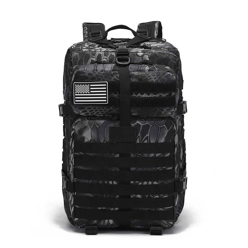 Large 50L Men Military Tactical Backpack 3P Softback Outdoor Waterproof Bug Rucksack Hiking Camping Hunting Backpack Mochila