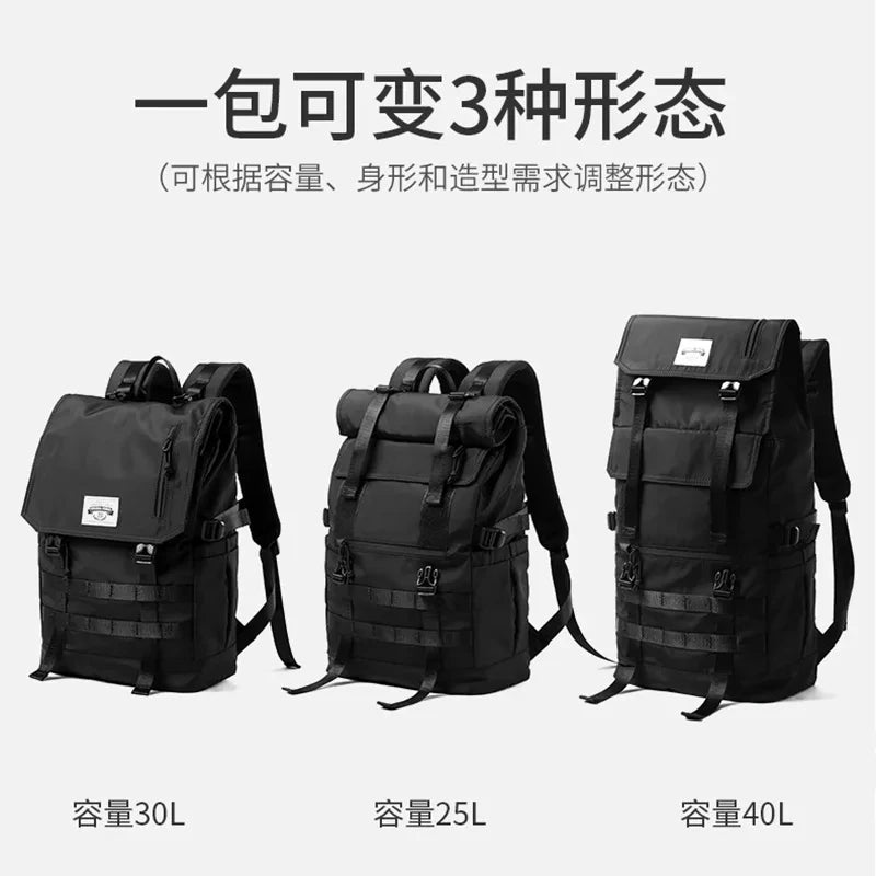 Large Backpack Fashion Man Schoolbag 17in Travel Backpacks Oxford Cloth Male Laptop Rucksack 2023 Sport Student Bagpack