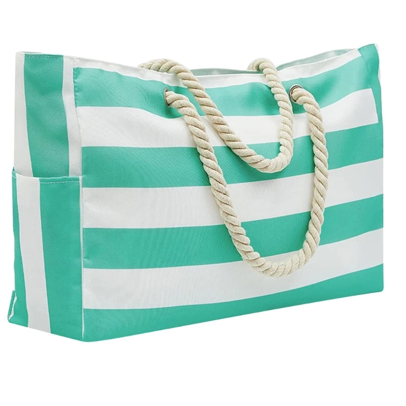 Large Beach Tote for Women Waterproof Sandproof Swim Pool Travel Tote Bags Vacation Beach Bags Multi-functional Summer Beach Bag