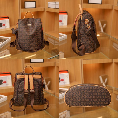 Large Capacity Anti Theft Backpacks Fashion Printed PVC Backpack Travel Bags Women's Small Brand Designer School Bags Sac a Dos