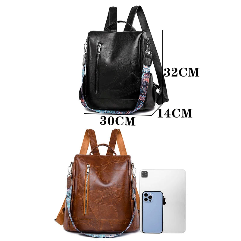 Large Capacity Anti Theft Design Backpack Luxurious Women's Designer Brand Mochilas Fashionable Travel Female Backpack Sac A Dos