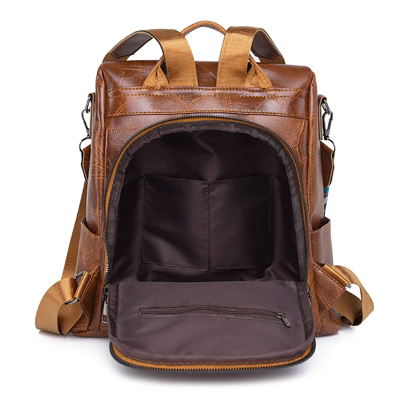 Large Capacity Anti Theft Design Backpack Luxurious Women's Designer Brand Mochilas Fashionable Travel Female Backpack Sac A Dos