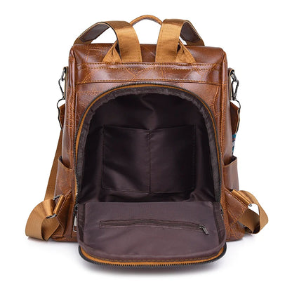 Large Capacity Anti Theft Design Backpack Luxurious Women's Designer Brand Mochilas Fashionable Travel Female Backpack Sac A Dos