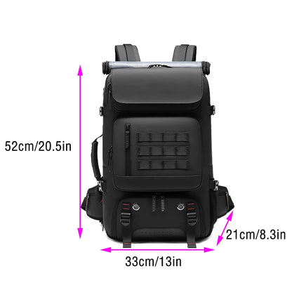 Large Capacity Backpacks Men Camping Trekking 50l Business Notebook Practical Travel Bag Outdoor Waterproof Anti-theft Backpack