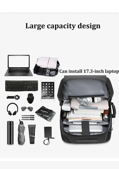 Large Capacity Backpacks Men Camping Trekking 50l Business Notebook Practical Travel Bag Outdoor Waterproof Anti-theft Backpack