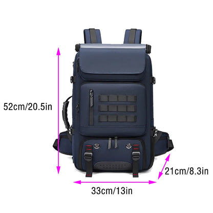 Large Capacity Backpacks Men Camping Trekking 50l Business Notebook Practical Travel Bag Outdoor Waterproof Anti-theft Backpack