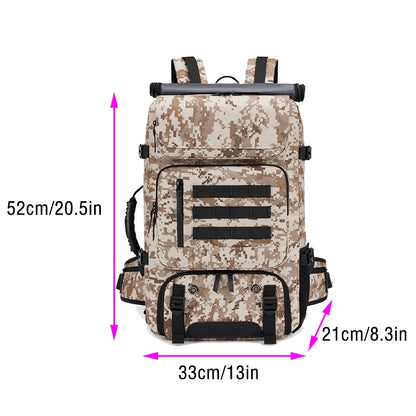 Large Capacity Backpacks Men Camping Trekking 50l Business Notebook Practical Travel Bag Outdoor Waterproof Anti-theft Backpack