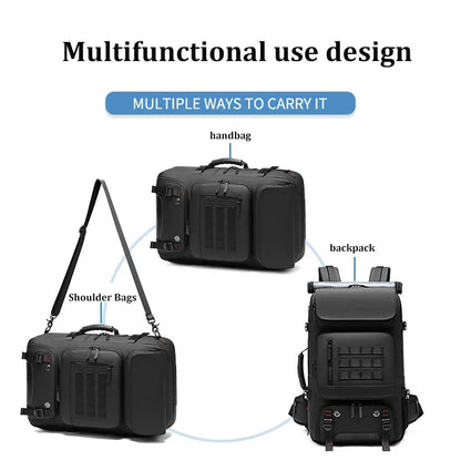 Large Capacity Backpacks Men Camping Trekking 50l Business Notebook Practical Travel Bag Outdoor Waterproof Anti-theft Backpack