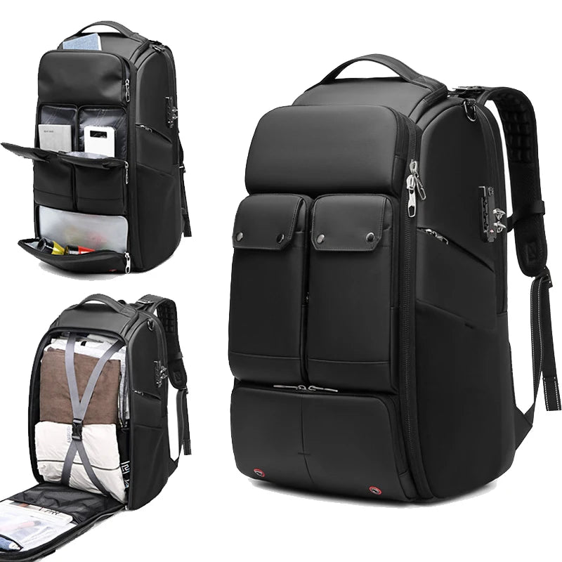 Large Capacity Backpacks Men Waterproof Outdoor Hikking Multifinonal Travel Bags Snowboard Anti-theft 17 Inch Notebook Camping