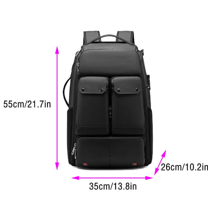 Large Capacity Backpacks Men Waterproof Outdoor Hikking Multifinonal Travel Bags Snowboard Anti-theft 17 Inch Notebook Camping