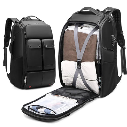 Large Capacity Backpacks Men Waterproof Outdoor Hikking Multifinonal Travel Bags Snowboard Anti-theft 17 Inch Notebook Camping