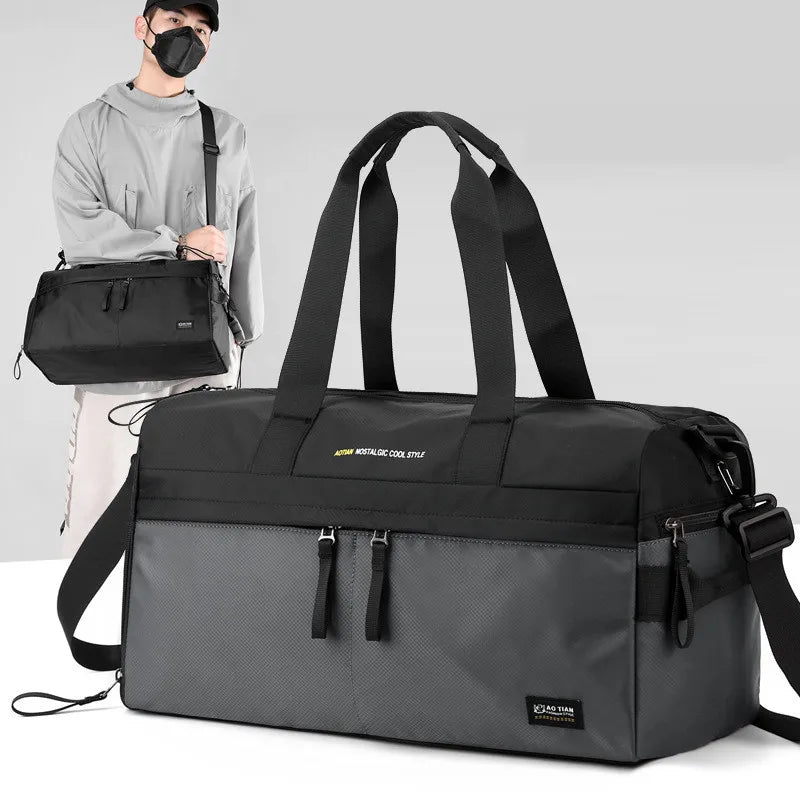 Large Capacity Bag Shoulder Fitness Bag Women Luggage Sports Bag Unisex Travel Bag Men Messenger Handbags