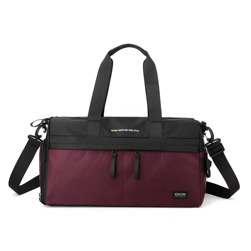 Large Capacity Bag Shoulder Fitness Bag Women Luggage Sports Bag Unisex Travel Bag Men Messenger Handbags