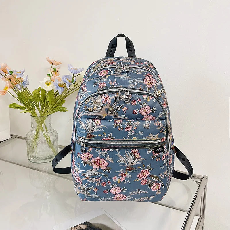 Large Capacity Bohemian Backpack  for Women with Laptop Compartment Water Resistant College Campus Bookbags  Travel Backpack