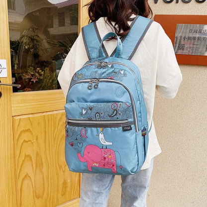 Large Capacity Bohemian Backpack  for Women with Laptop Compartment Water Resistant College Campus Bookbags  Travel Backpack