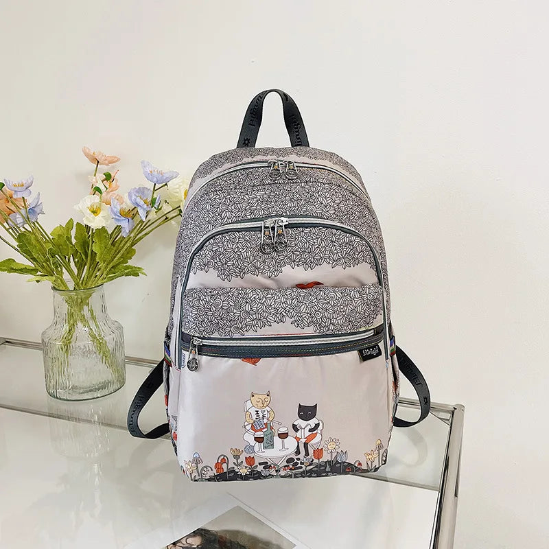 Large Capacity Bohemian Backpack  for Women with Laptop Compartment Water Resistant College Campus Bookbags  Travel Backpack