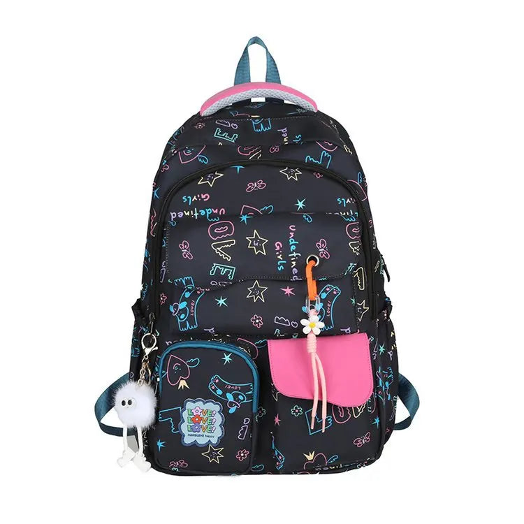 Large Capacity Bookbags for Middle and Primary School Students Waterproof Outdoor Laptop Backpack Bag