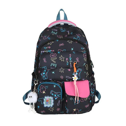 Large Capacity Bookbags for Middle and Primary School Students Waterproof Outdoor Laptop Backpack Bag