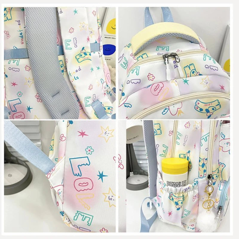 Large Capacity Bookbags for Middle and Primary School Students Waterproof Outdoor Laptop Backpack Bag