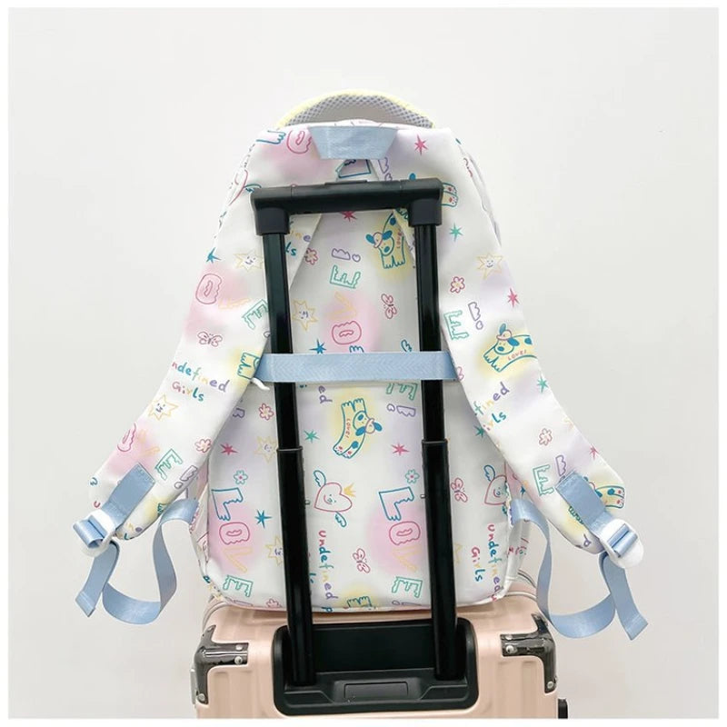 Large Capacity Bookbags for Middle and Primary School Students Waterproof Outdoor Laptop Backpack Bag