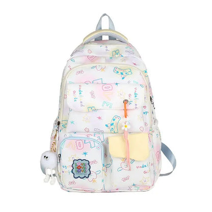 Large Capacity Bookbags for Middle and Primary School Students Waterproof Outdoor Laptop Backpack Bag