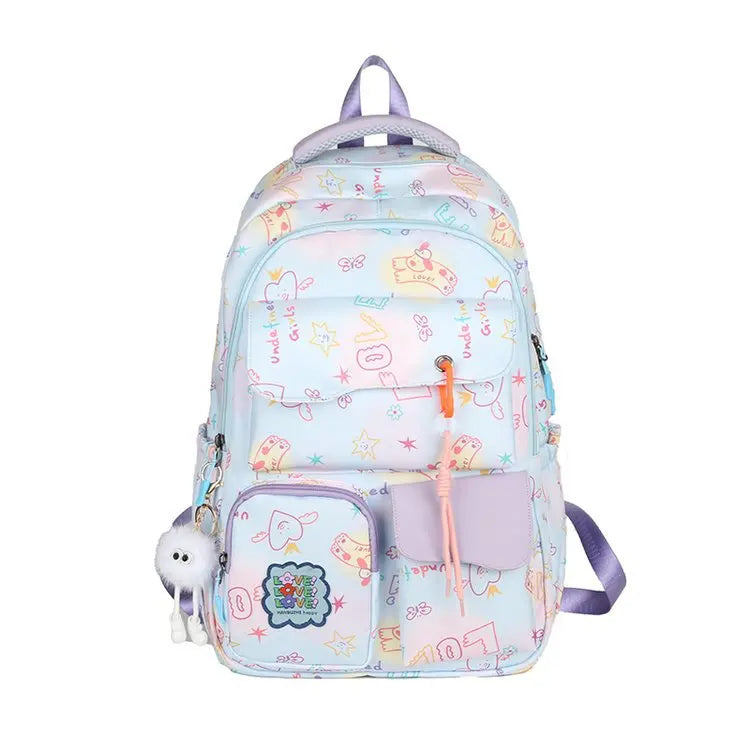Large Capacity Bookbags for Middle and Primary School Students Waterproof Outdoor Laptop Backpack Bag