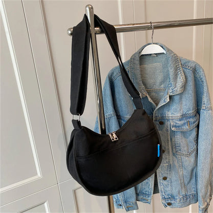 Large Capacity Canvas Casual Tote Women's Crossbody Bag for 2022 Trendy Fashion Shoulder Messenger Lady Bag Female Handbag Purse