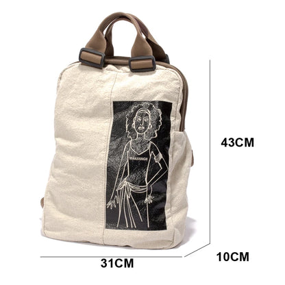 Large Capacity Canvas Rucksack Man Travel School Bag Mountaineering Backpack Male travel Bucket Shoulder Bags Men Backpack