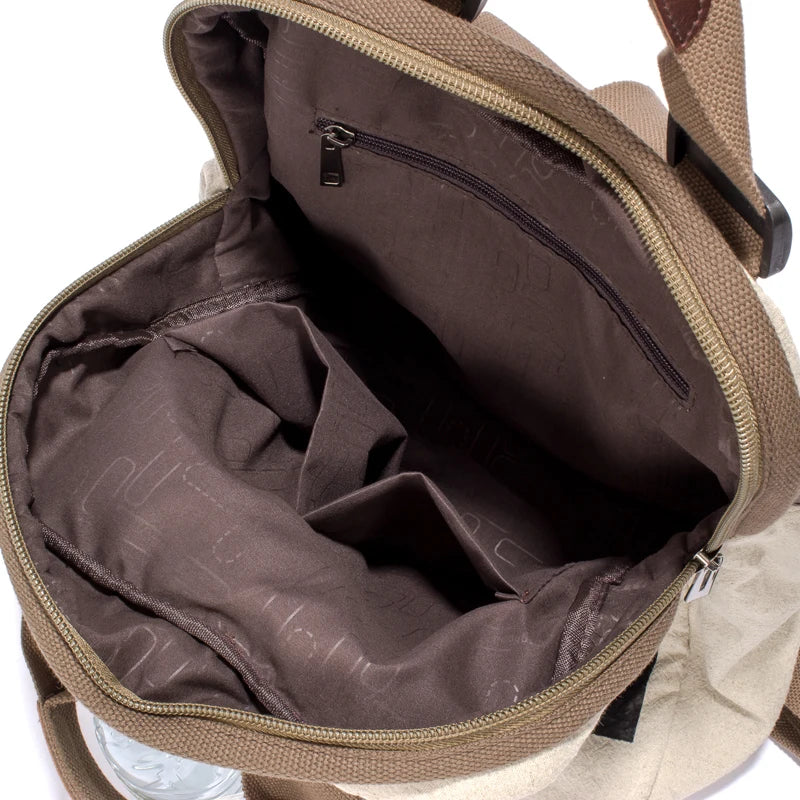 Large Capacity Canvas Rucksack Man Travel School Bag Mountaineering Backpack Male travel Bucket Shoulder Bags Men Backpack