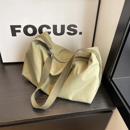 Large Capacity Canvas Women Tote Bags Fashion Female Shoulder Bag Commuting Carrying Bag Casual Designer Handbag Shopper Bag
