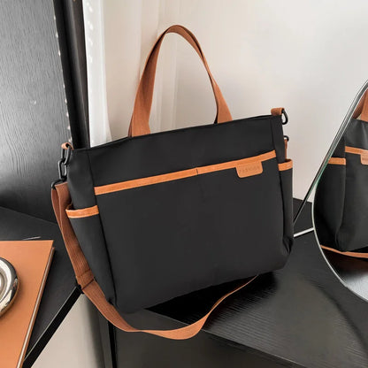 Large Capacity Canvas Women Tote Bags Fashion Female Shoulder Bag Commuting Carrying Bag Casual Designer Handbag Shopper Bag