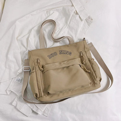 Large Capacity Canvas Women Tote Bags Fashion Female Shoulder Bag Commuting Carrying Bag Casual Designer Handbag Shopper Bag