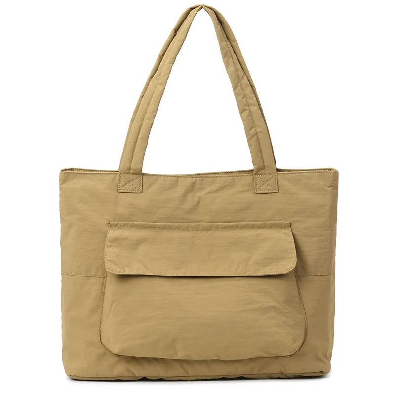 Large Capacity Canvas Women Tote Bags Fashion Female Shoulder Bag Commuting Carrying Bag Casual Designer Handbag Shopper Bag
