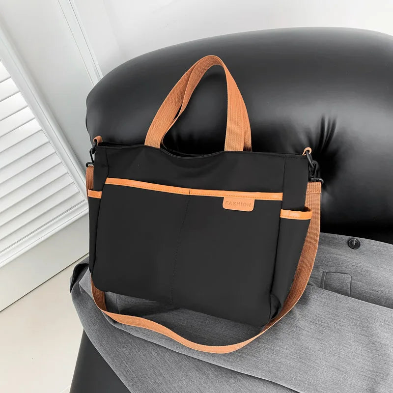 Large Capacity Canvas Women Tote Bags Fashion Female Shoulder Bag Commuting Carrying Bag Casual Designer Handbag Shopper Bag