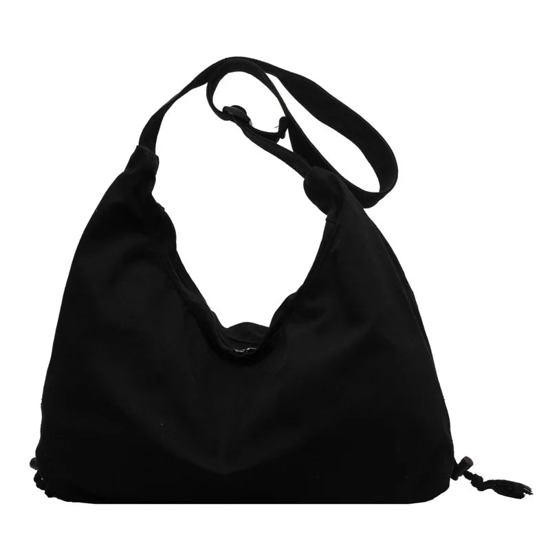 Large Capacity Canvas Women Tote Bags Fashion Female Shoulder Bag Commuting Carrying Bag Casual Designer Handbag Shopper Bag