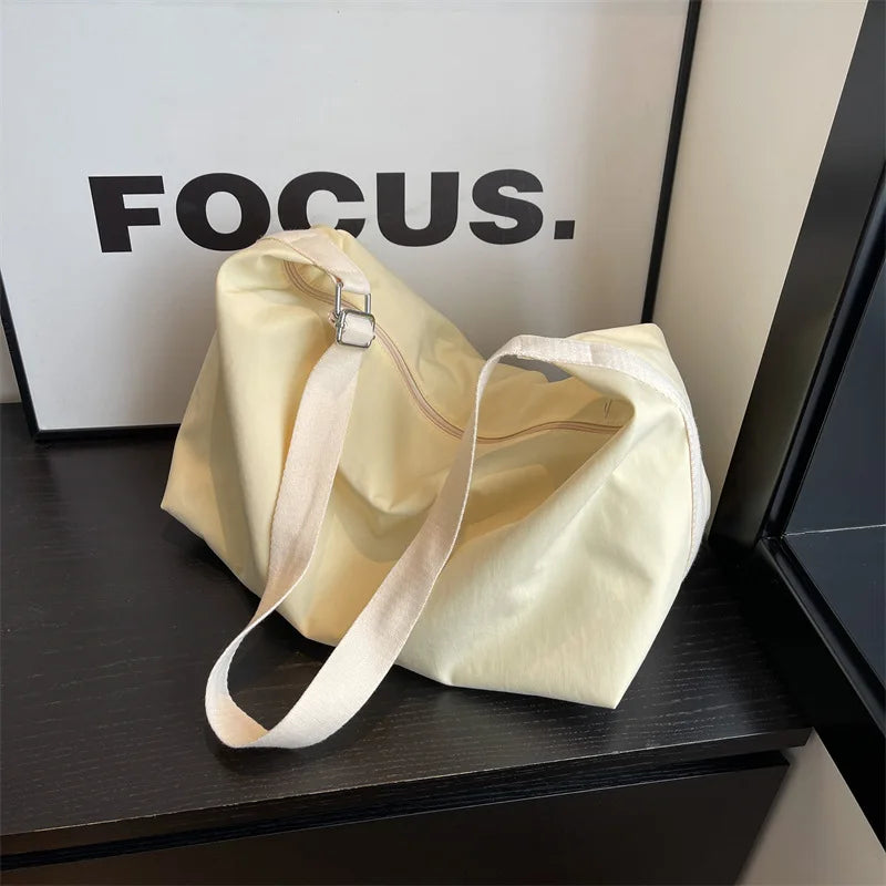 Large Capacity Canvas Women Tote Bags Fashion Female Shoulder Bag Commuting Carrying Bag Casual Designer Handbag Shopper Bag