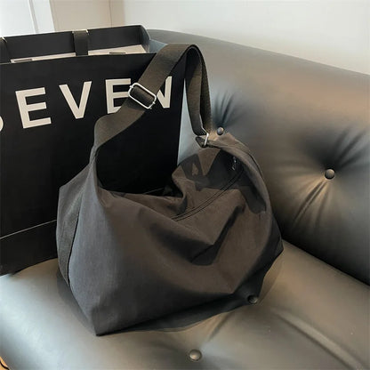 Large Capacity Canvas Women Tote Bags Fashion Female Shoulder Bag Commuting Carrying Bag Casual Designer Handbag Shopper Bag