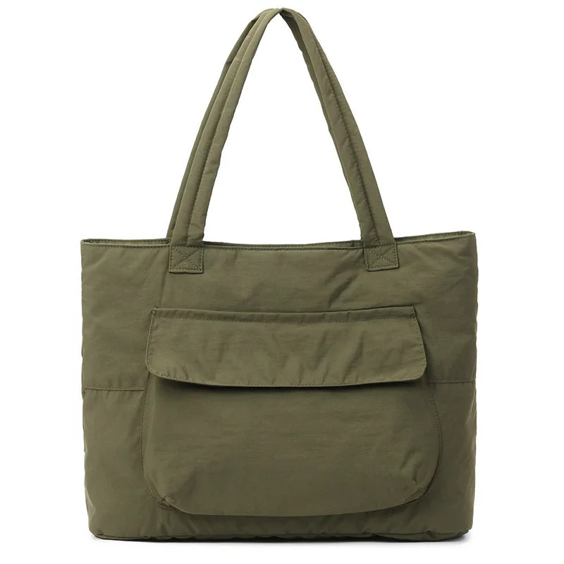 Large Capacity Canvas Women Tote Bags Fashion Female Shoulder Bag Commuting Carrying Bag Casual Designer Handbag Shopper Bag