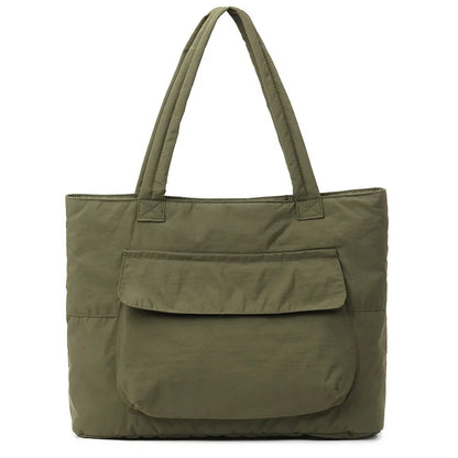 Large Capacity Canvas Women Tote Bags Fashion Female Shoulder Bag Commuting Carrying Bag Casual Designer Handbag Shopper Bag