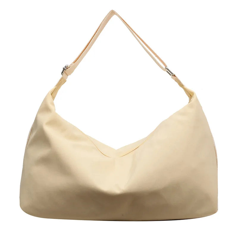 Large Capacity Canvas Women Tote Bags Fashion Female Shoulder Bag Commuting Carrying Bag Casual Designer Handbag Shopper Bag