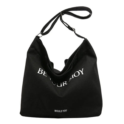 Large Capacity Canvas Women Tote Bags Fashion Female Shoulder Bag Commuting Carrying Bag Casual Designer Handbag Shopper Bag
