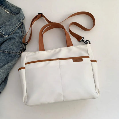 Large Capacity Canvas Women Tote Bags Fashion Female Shoulder Bag Commuting Carrying Bag Casual Designer Handbag Shopper Bag