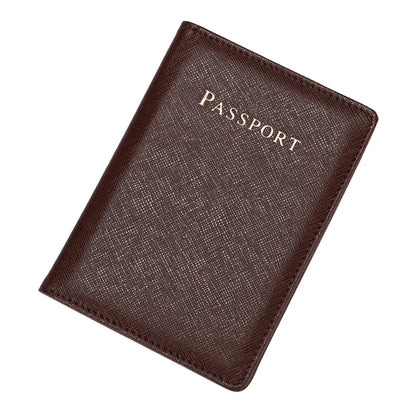 Large Capacity Card Holder Purse PU Leathers Travel Wallet Passport Business Card for Men and Women