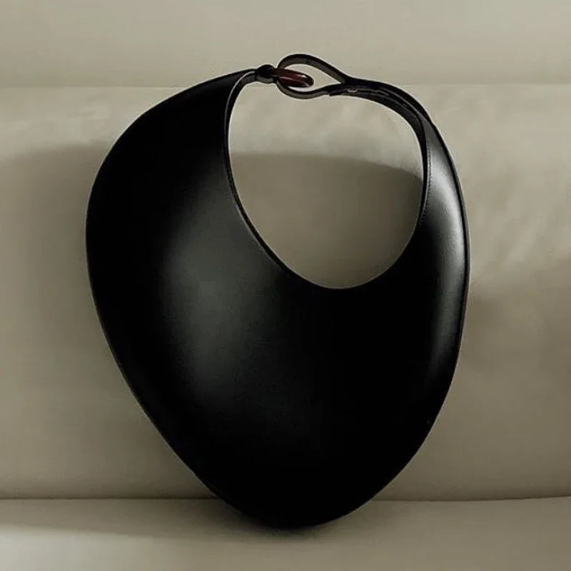 Large Capacity Commuter Half Moon Bags Designer Luxury Fashion Solid Color Handbags Purses High Quality Elegant Bolsos Mujer