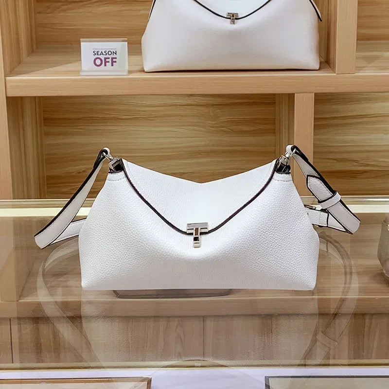Large Capacity Crossbody Bag Clutch Bag Women's Shoulder Bags Pebbled Leather T-lock Crossbody Bags Handbag