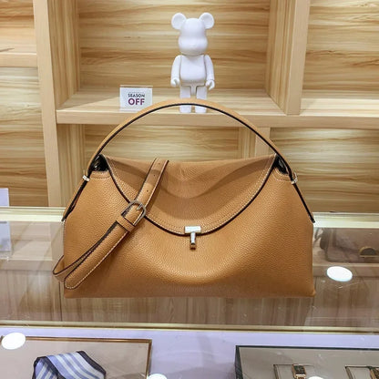 Large Capacity Crossbody Bag Clutch Bag Women's Shoulder Bags Pebbled Leather T-lock Crossbody Bags Handbag