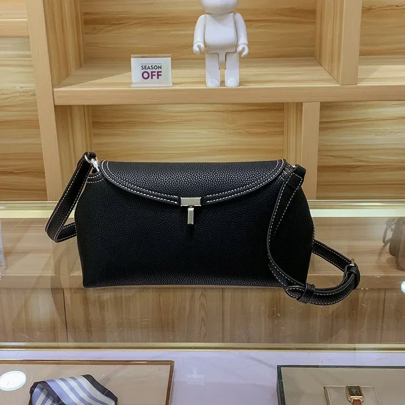 Large Capacity Crossbody Bag Clutch Bag Women's Shoulder Bags Pebbled Leather T-lock Crossbody Bags Handbag