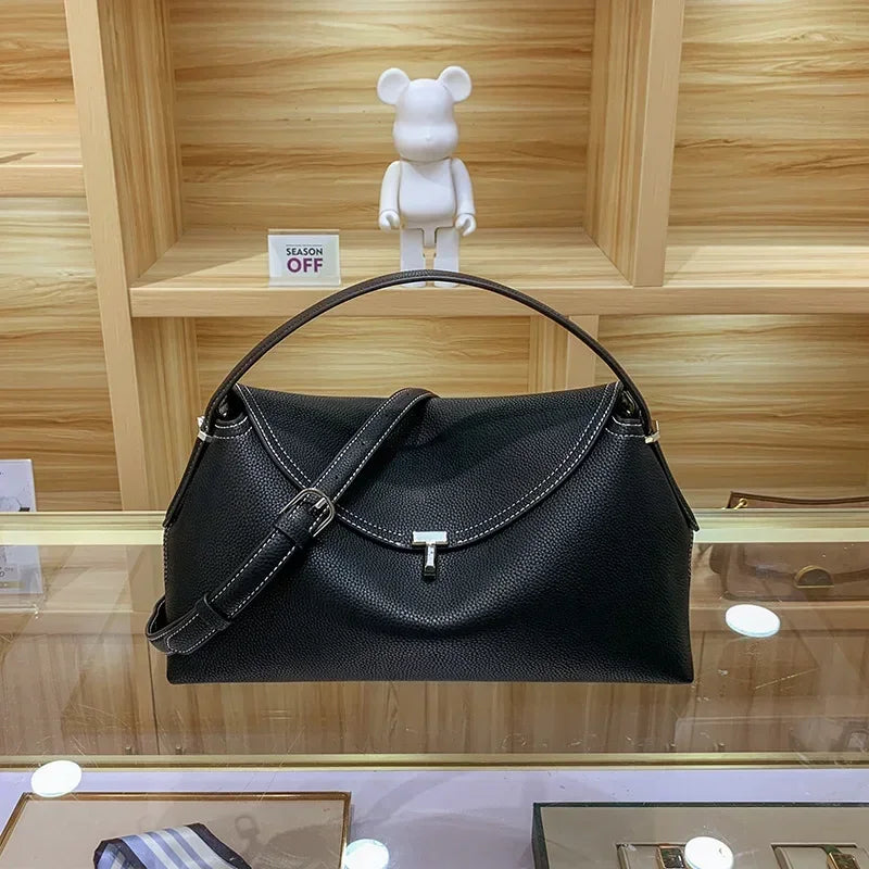 Large Capacity Crossbody Bag Clutch Bag Women's Shoulder Bags Pebbled Leather T-lock Crossbody Bags Handbag