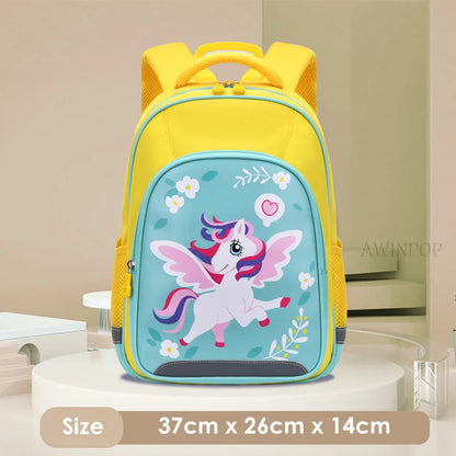 Large Capacity Cute Bears School Bags for Primary Pupils Elementary Students School Backpack Girls Boys Cartoon Book Bags Kawaii